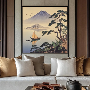 Painting of Mt Fuji